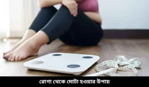 Read more about the article কিভাবে আপনি রোগা থেকে অল্প সময়ের মধ্যে মোটা হবেন?